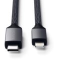 Satechi nabíjecí kabel USB-C - Lightning, 1.8m, šedá_256894119