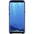 Samsung S8 Zadní kryt - kůže Alcantara, modrá_2066047254