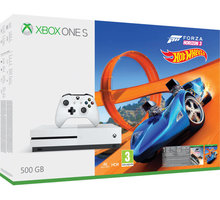 XBOX ONE S, 500GB, bílá + Forza Horizon 3 + Hot Wheels DLC_829121768
