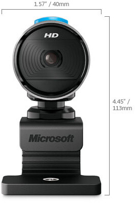Microsoft webkamera LifeCam Studio, stříbrná_692973245