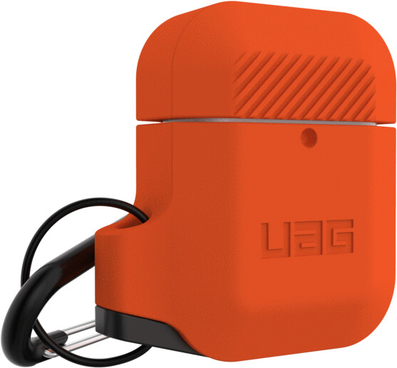 UAG silikonové pouzdro pro Airpods, oranžovo/šedá_1930208200