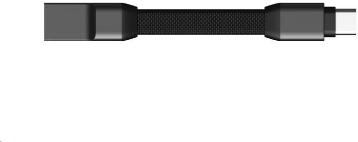 inCharge PRO - nabíjecí a datový kabel, USB-A - USB-C, šedá