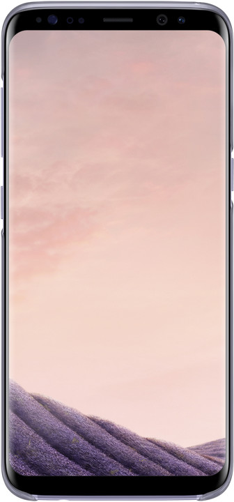 Samsung S8+, Poloprůhledný zadní kryt, violet_1010881804