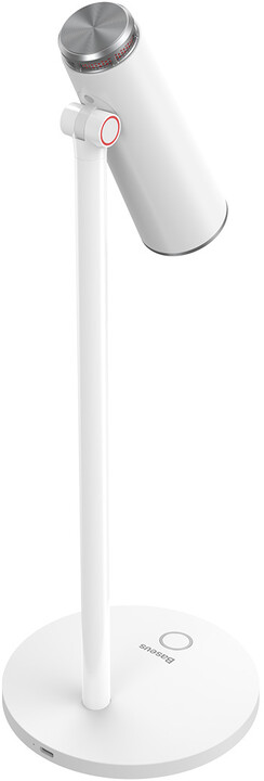 Baseus stolní lampa i-wok Series, LED, dobíjecí, 1800mAh, bílá_1173358234