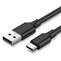 UGREEN kabel USB-A - USB-C, 3m, černá