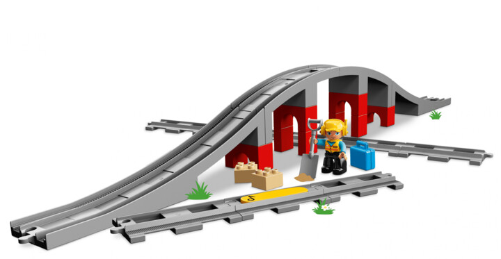 LEGO® DUPLO® Town 10872 Doplňky k vláčku – most a koleje_642522080