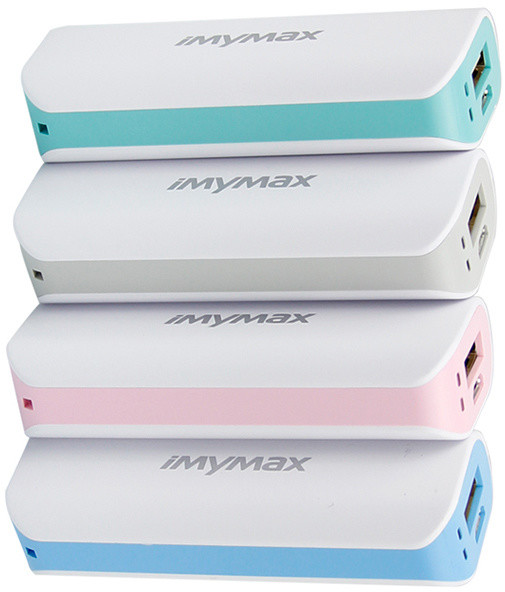 iMyMax Mini Power Bank 2.600mAh, Pink_1415019624