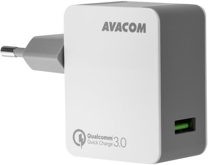 Avacom HomeMAX síťová nabíječka Qualcomm Quick Charge 3.0, bílá_1361886669