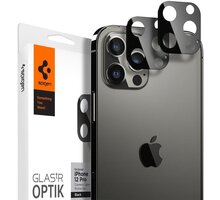Spigen ochranné sklo tR Optik Lens pro iPhone 12/12 Pro, 2ks, čirá_1673774724