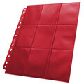Stránka do alba Ultimate Guard - Side Loaded 18-Pocket Pages, červená, 1 ks_1373132175
