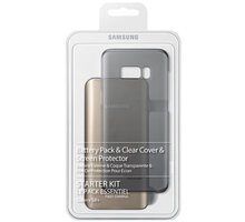 Samsung Kit (BatteryPack+ClearCover) pro S8+,černá_888072614
