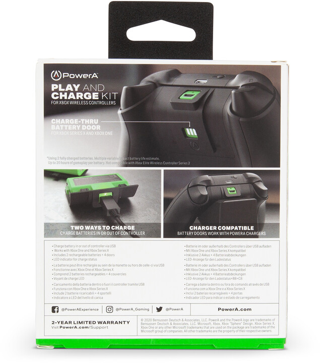 PowerA Play &amp; Charge Kit for Xbox Series X|S_1243247370