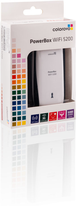 Colorovo PowerBox Wifi 5200 mAh, bílá_1783265752