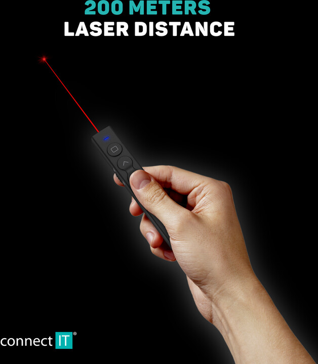 CONNECT IT laserové ukazovátko, černá_1458252035