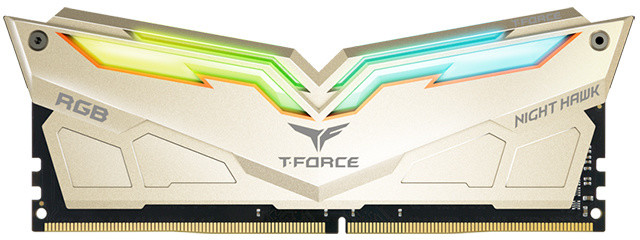 Team T-FORCE Night Hawk Legend RGB 16GB (2x8GB) DDR4 3200 CL14 sparkling gold