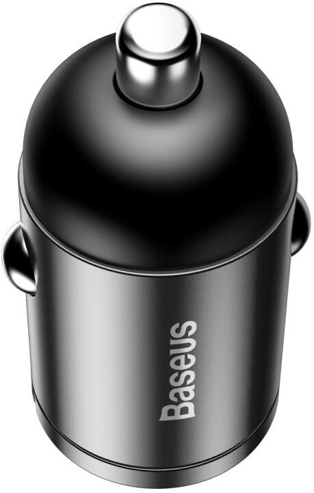 Baseus Tiny Star Mini nabíječka do automobilu USB (30W), šedá_762068455
