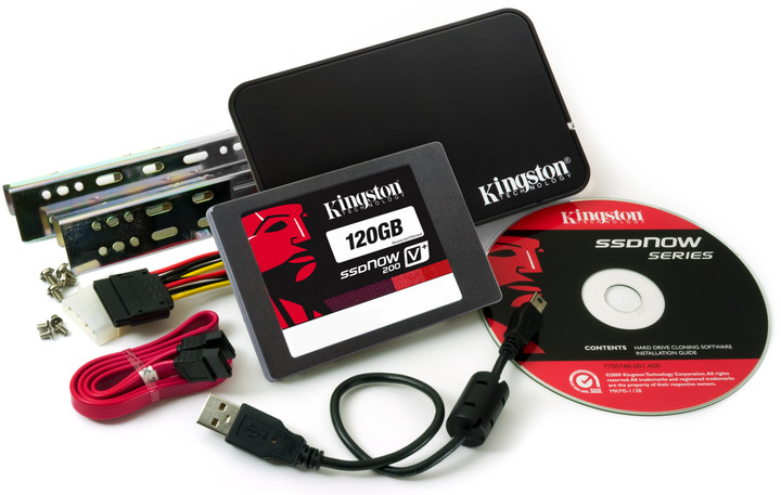 Kingston SSDNow V+200 - 120GB, upgrade kit_1976512305