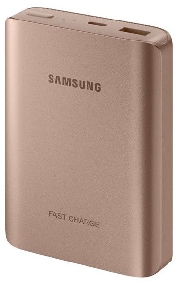 Samsung PowerBank 10200 mAh, fast charge, USB type C, růžovo-zlatá_892723575