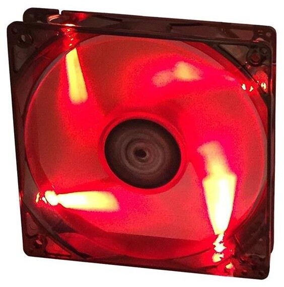 iTek Xtreme Flow - 120mm, Red LED, 3+4pin, Silent_743690638