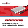 Club3D adaptér Thunderbolt 3 na 2x HDMI_865370526