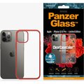 PanzerGlass ochranný kryt ClearCase pro iPhone 12/12 Pro, antibakteriální, červená_2013950693