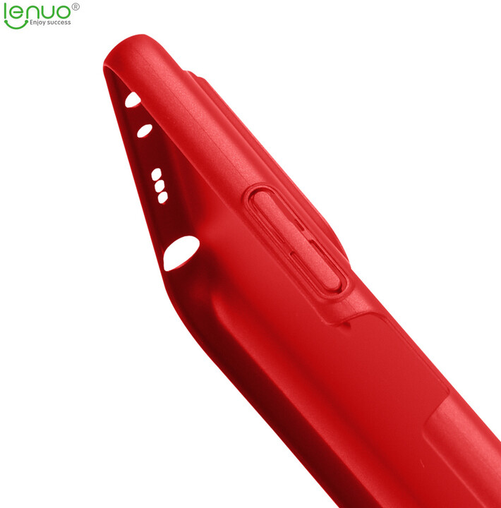 Lenuo Leshield zadní kryt pro Xiaomi Redmi Note 10 Pro, červená_907540106