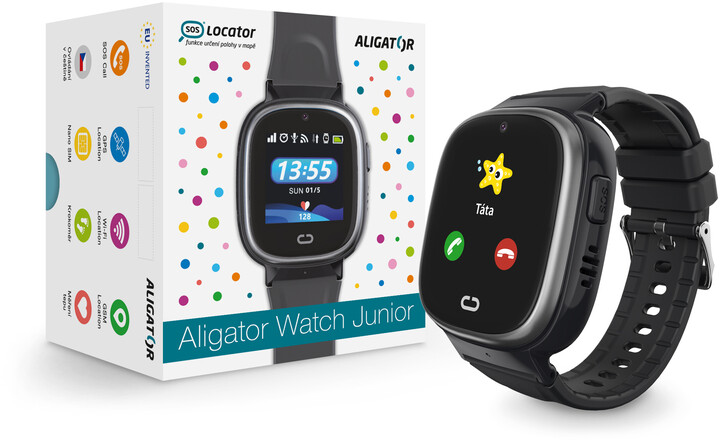 Aligator Watch Junior GPS černé_899040981