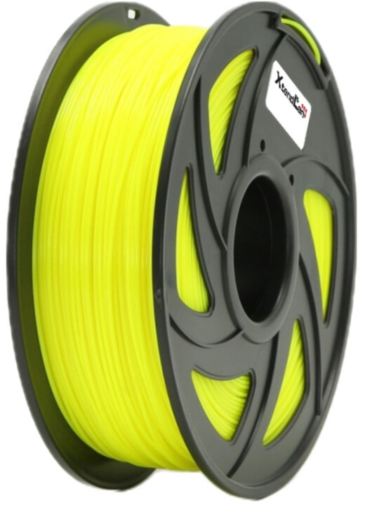 XtendLAN tisková struna (filament), PLA, 1,75mm, 1kg, zářivě žlutý_1352950314