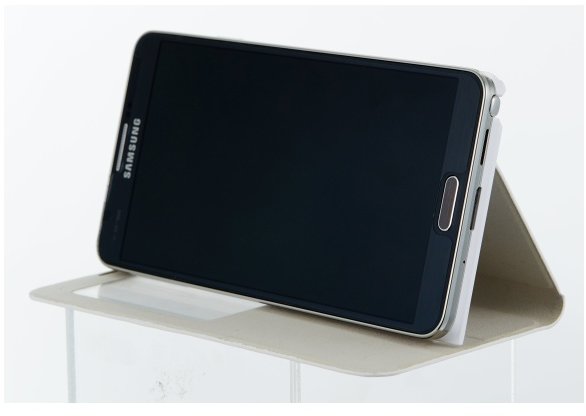 ANYMODE flipové pouzdro pro Galaxy Note 3 s funkcí S-view, bílá_1531958287