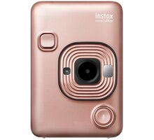 Fujifilm Instax MINI LIPLAY EX D, růžovo-zlatá Paměťová karta micro SDHC 32GB Kingston (class 10) (v ceně 390 Kč) + O2 TV HBO a Sport Pack na dva měsíce