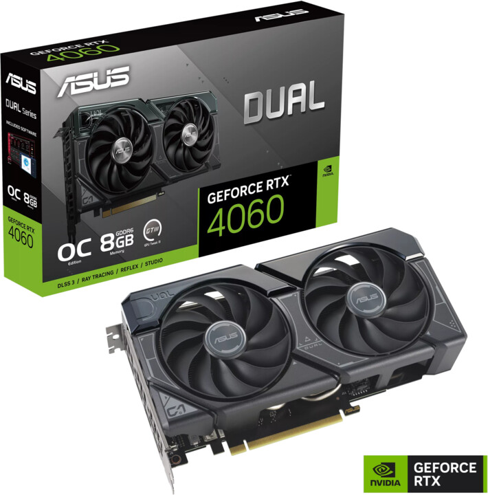 ASUS Dual GeForce RTX 4060 O8G, 8GB GDDR6_533001382