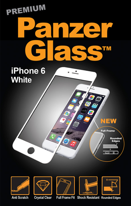 PanzerGlass ochranné sklo na displej pro Apple iPhone 6 Premium, bílá_1751042511
