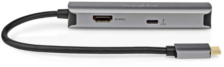 Nedis Multiportový adaptér USB-C, USB-A, USB-C, HDMI, RJ45_1231549349