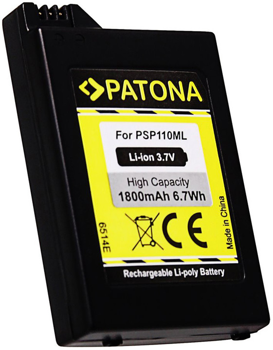 Patona baterie pro herní konzoli Sony PSP-1000 Portable 1800mAh Li-lon 3,7V_923837967