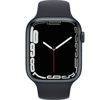 Apple Watch Series 7 GPS 45mm, Midnight, Midnight Sport Band Epico milánský tah pro Apple Watch 42/44mm, tmavě šedá v hodnotě 799 Kč + Poukaz 200 Kč na nákup na Mall.cz + S pojištěním od Mutumutu dostanete 5 000 Kč zpět - více ZDE