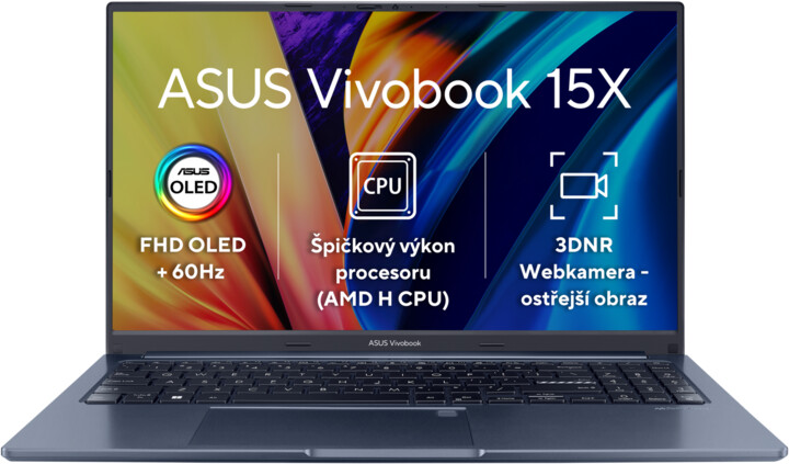 ASUS Vivobook 15X OLED (M1503, AMD Ryzen 5000 series), modrá_1260002892