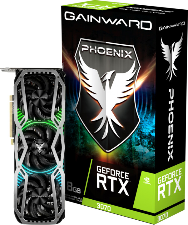Gainward GeForce RTX 3070 Phoenix, LHR, 8GB GDDR6_1089587450