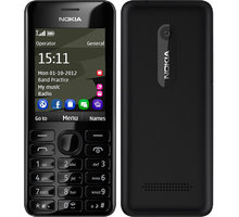 Nokia 206 Dual SIM, černá_1327217010