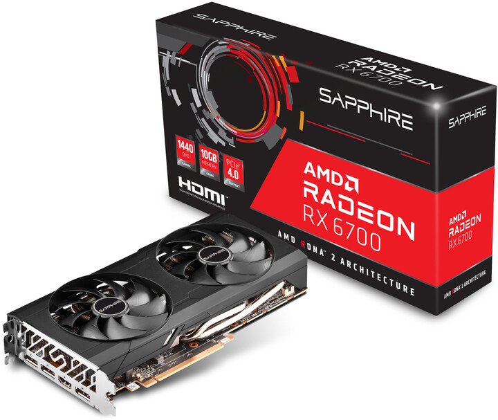 Sapphire Radeon RX 6700 10GB, 10GB GDDR6_773505620