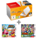 Nintendo New 2DS XL, bílá/oranžová + Kirby Battle Royale + Mario & Luigi: Superstar Saga