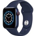 Apple Watch Series 6 Cellular, 40mm, Blue, Deep Navy Sport Band - Regular_1482805595