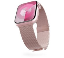 Epico ocelový pásek Milanese+ pro Apple Watch 42/44/45/49mm, růžově zlatá 73818182300001