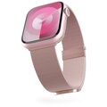 Epico ocelový pásek Milanese+ pro Apple Watch 42/44/45/49mm, růžově zlatá_306450845