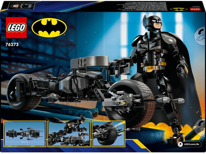 LEGO® DC Batman™ 76273 Sestavitelná figurka: Batman™ a motorka Bat-Pod_1064044549