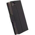 Krusell polohovací pouzdro BORAS FolioWallet pro Sony Xperia Z5 Compact, černá_51000023