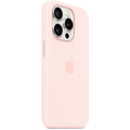 Apple Silikonový kryt s MagSafe pro iPhone 15 Pro, světle růžová_1812091054