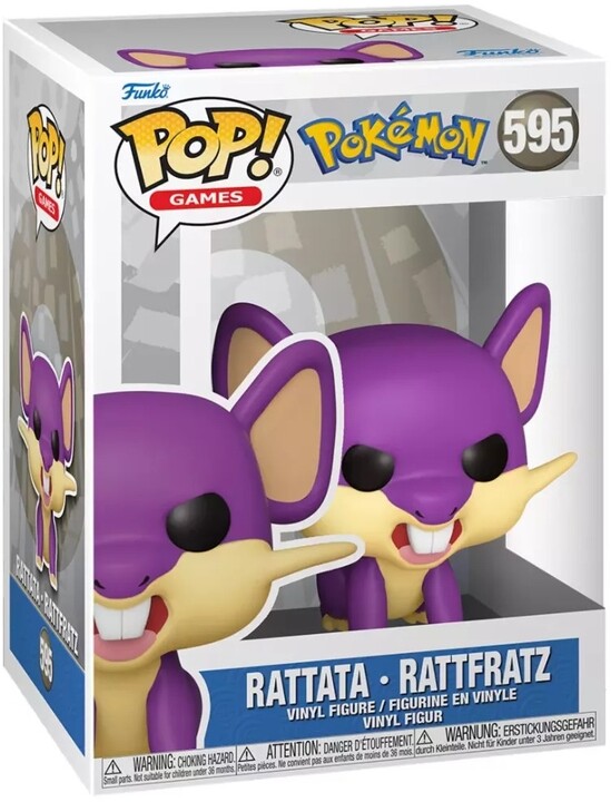 Figurka Funko POP! Pokémon - Rattata (Games 595)_1247802788