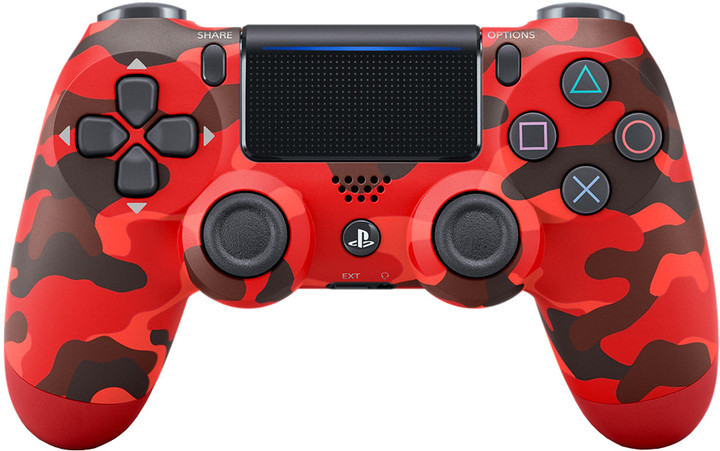 Sony PS4 DualShock 4 v2, red camouflage_1905213886