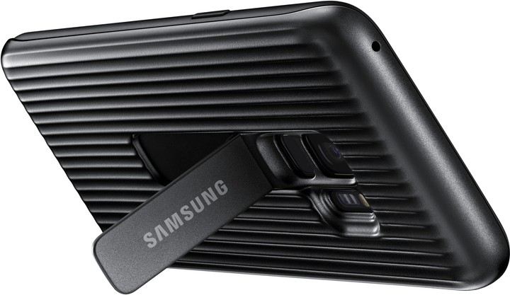 Samsung tvrzený ochranný zadní kryt pro Samsung Galaxy S9, černý_1020421373