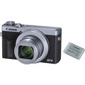 Canon PowerShot G7 X Mark III, stříbrná + Battery kit_1326796210